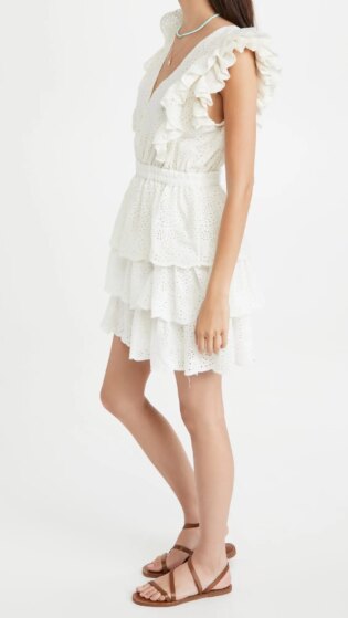 Love The Label Ruffle Tiered Mini Dress